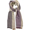 Feelgoodz Artisan Woven Hayden 100% Recycled Acrylic Oversized Wrap Winter Scarf In Multi