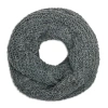Feelgoodz Artisan Woven Karuna Infinity 100% Wool Scarf In Gray