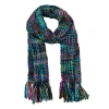 Feelgoodz Artisan Woven Stella 100% Recycled Acrylic Multi Colored Winter Scarf