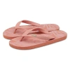 Feelgoodz Classicz Coastal Natural Rubber Flip-flop Thong Sandals In Red