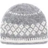 Feelgoodz Hand-knit Vail Winter Wool Beanie Hat In Gray