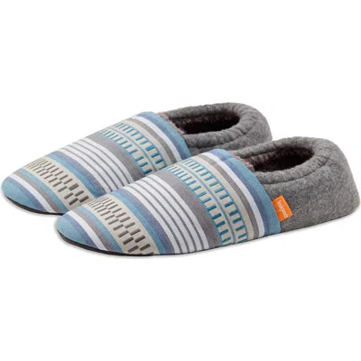 Feelgoodz Laidback Woven Slippers In Gray