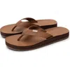 Feelgoodz Mens Zensole Kinderz Faux Leather Flip Flop Thong Sandals
