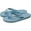 Feelgoodz Womens Classicz Core Natural Rubber Flip-flop Thong Sandals In Blue