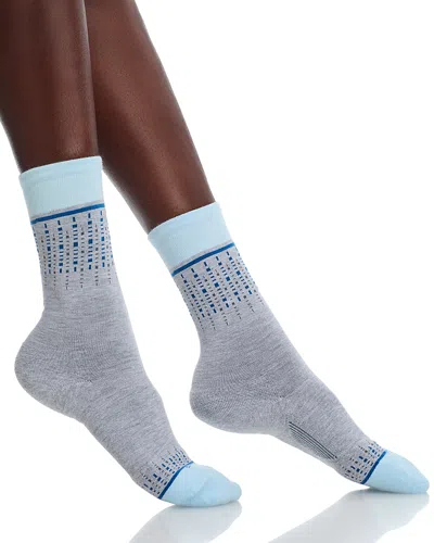 Feetures Cushioned Crew Socks In Gray