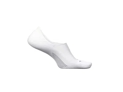 Feetures Elite Invisible Light Cushion Crew Cut Socks Shoes White: Sm (us Women's Shoe 4-6.5)
