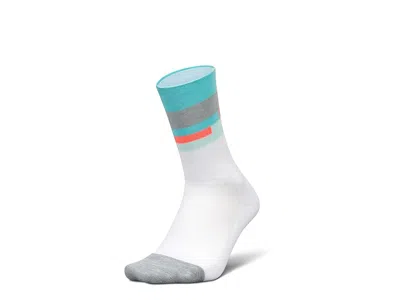 Feetures Elite Light Cushion Mini Crew Crew Cut Socks Shoes Aquatic White: Xl (us Men's Shoe 12.5-15.5)