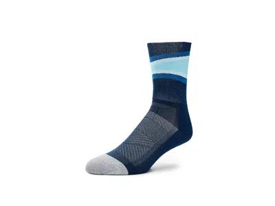 Feetures Elite Light Cushion Mini Crew Crew Cut Socks Shoes Blue Bounce: Lg (us Men's Shoe 9-12 - Women's Sho In Black