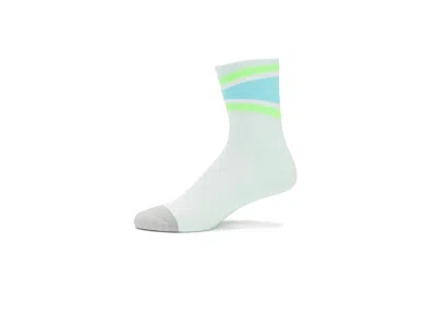 Feetures Elite Light Cushion Mini Crew Crew Cut Socks Shoes Mint Bounce: Md (us Men's Shoe 6-8.5 - Women's Sh In White
