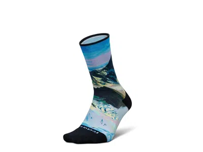 Feetures Elite Light Cushion Mini Crew Crew Cut Socks Shoes Rocky: Sm (us Women's Shoe 4-6.5) In Blue