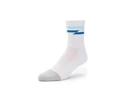 Feetures Elite Light Cushion Mini Crew Crew Cut Socks Shoes White Track: Md (us Men's Shoe 6-8.5 - Women's Sh