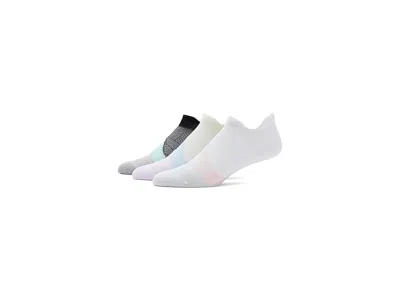 Feetures Elite Light Cushion No Show Tab 3-pair Pack No Show Socks Shoes Lilac Breeze/white Rose/mint Chip: S In Multi