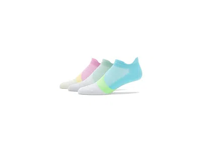Feetures Elite Light Cushion No Show Tab 3-pair Pack No Show Socks Shoes Supine Sage/pink Citrus/cool Plunge: In Multi
