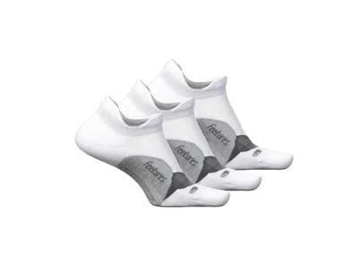 Feetures Elite Light Cushion No Show Tab 3-pair Pack No Show Socks Shoes White: Xl (us Men's Shoe 12.5-15.5)