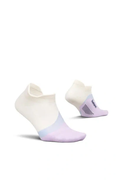 Feetures Elite Light Cushion No Show Tab Athletic Ankle Socks  Sport Sock With Targeted Compression In Black