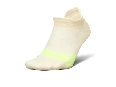 Feetures Elite Light Cushion No Show Tab No Show Socks Shoes Sandy Melon: Lg (us Men's Shoe 9-12 - Women's Sh In Neutral