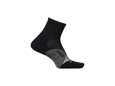 Feetures Elite Light Cushion Quarter Crew Cut Socks Shoes Black 1: Xl (us Men's Shoe 12.5-15.5)