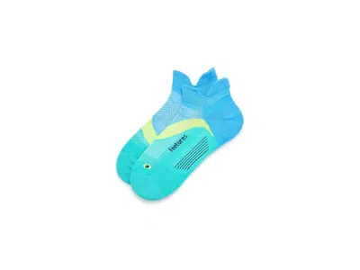 Feetures Elite Light Cushion Tab Quarter Length Socks Shoes Arctic Blue: Sm (us Women's Shoe 4-6.5), Nylon/po