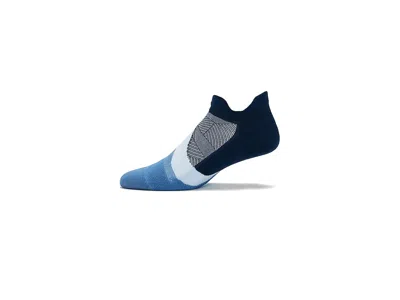 Feetures Elite Light Cushion Tab Quarter Length Socks Shoes Blue Wave: Xl (us Men's Shoe 12.5-15.5) In Multi