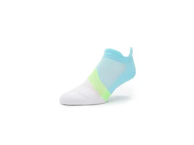 Feetures Elite Light Cushion Tab Quarter Length Socks Shoes Cool Plunge: Lg (us Men's Shoe 9-12 - Women's Sho In Blue