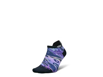 Feetures Elite Light Cushion Tab Quarter Length Socks Shoes Lunar Lagoon: Md (us Men's Shoe 6-8.5 - Women's S In Purple