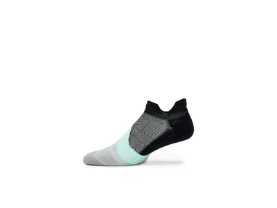 Feetures Elite Light Cushion Tab Quarter Length Socks Shoes Mint Chip: Md (us Men's Shoe 6-8.5 - Women's Shoe In Multi