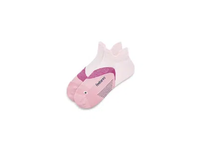 Feetures Elite Light Cushion Tab Quarter Length Socks Shoes Pink Salt: Lg (us Men's Shoe 9-12 - Women's Shoe 