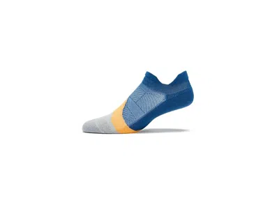 Feetures Elite Light Cushion Tab Quarter Length Socks Shoes Rally Blue: Xl (us Men's Shoe 12.5-15.5)