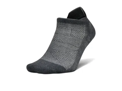 Feetures Elite Max Cushion Grip No Show Tab Quarter Length Socks Shoes Flow Gray: Xl (us Men's Shoe 12.5-15.5