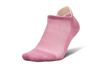 Feetures Elite Max Cushion Grip No Show Tab Quarter Length Socks Shoes Posture Pink: Md (us Men's Shoe 6-8.5 