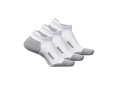 Feetures Elite Max Cushion No Show Tab 3-pair Pack No Show Socks Shoes White: Lg (us Men's Shoe 9-12 - Women'