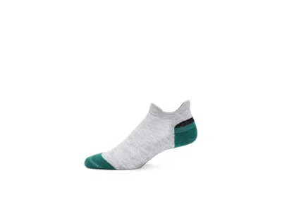 Feetures Elite Max Cushion No Show Tab No Show Socks Shoes Stone Ivy: Xl (us Men's Shoe 12.5-15.5) In Gray