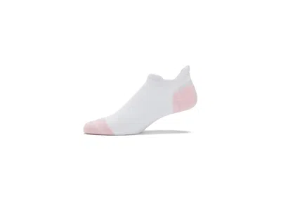Feetures Elite Max Cushion No Show Tab No Show Socks Shoes White Rose: Sm (us Women's Shoe 4-6.5)