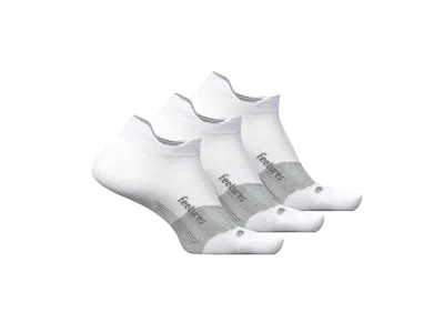 Feetures Elite Ultra Light No Show Tab 3-pair Pack No Show Socks Shoes White: Xl (us Men's Shoe 12.5-15.5)