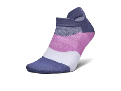 Feetures Elite Ultra Light Tab Quarter Length Socks Shoes Future Dusk: Sm (us Women's Shoe 4-6.5) In Purple