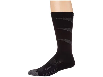 Feetures Graduated Compression Crew Cut Socks Shoes Black 1: Lg (us Men's Shoe 9-12 - Women's Shoe 10-13) In Multi