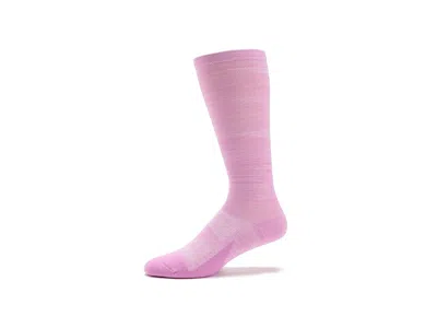 Feetures Graduated Compression Crew Cut Socks Shoes Rose Quartz: Lg (us Men's Shoe 9-12 - Women's Shoe 10-13) In Pink