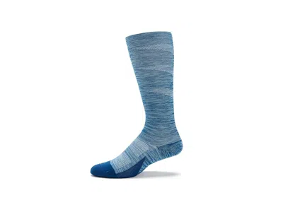 Feetures Graduated Compression Crew Cut Socks Shoes Sapphire: Xl (us Men's Shoe 12.5-15.5) In Blue