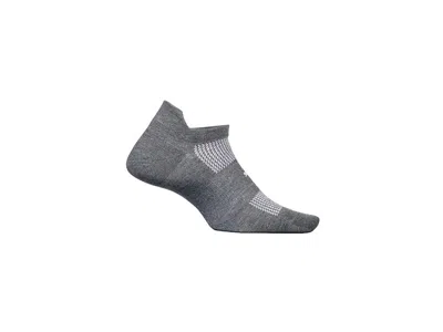 Feetures High Performance Cushion No Show Tab No Show Socks Shoes Heather Gray: Md (us Men's Shoe 6-8.5 - Wom In Multi