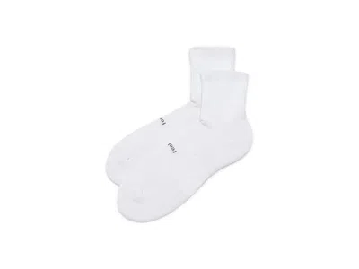 Feetures High Performance Max Cushion Quarter Tall Athletic Shoes White: Md (us Men's Shoe 6-8.5 - Women's Sh