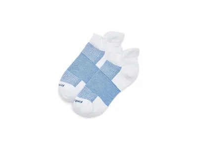 Feetures High Performance Max Cushion Tab Quarter Length Socks Shoes White Tide: Xl (us Men's Shoe 12.5-15.5)