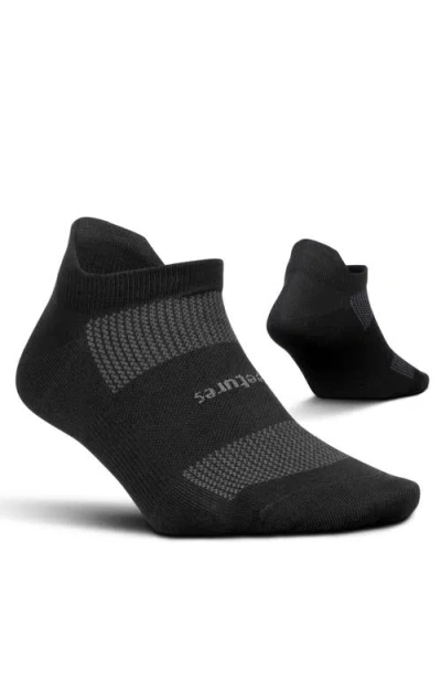 Feetures High Performance Ultra Light Ankle Sock No Show Socks With Heel Tab In Black