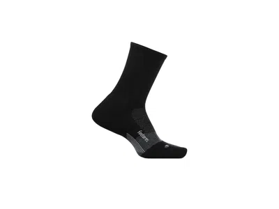 Feetures Merino 10 Cushion Mini Crew Crew Cut Socks Shoes Charcoal 1: Lg (us Men's Shoe 9-12 - Women's Shoe 1 In Black