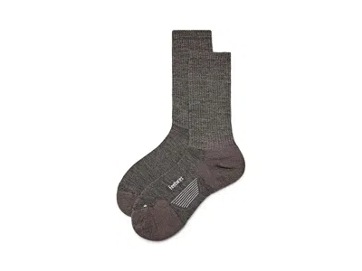 Feetures Merino 10 Max Cushion Crew Thigh High Socks Shoes Taupe: Lg (us Men's Shoe 9-12 - Women's Shoe 10-13 In Brown