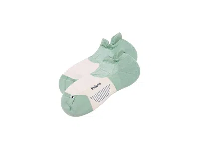 Feetures Merino 10 Max Cushion Tab Quarter Length Socks Shoes Sage Moss: Lg (us Men's Shoe 9-12 - Women's Sho In Green