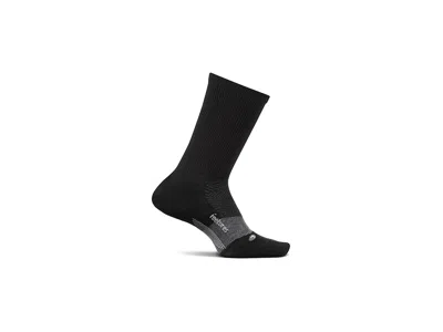 Feetures Merino 10 Ultra Light Mini Crew Crew Cut Socks Shoes Charcoal 1: Xl (us Men's Shoe 12.5-15.5) In Black