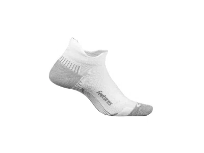 Feetures Plantar Fasciitis Relief Light Cushion No Show Tab No Show Socks Shoes White: Xl (us Men's Shoe 12.5