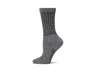 Feetures Women's Max Cushion Crew Women's Crew Cut Socks Shoes Plush Gray: Sm (women's Shoe 4-6.5)
