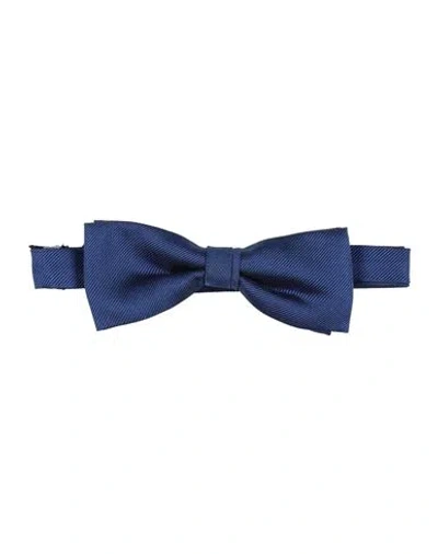 Fefè Glamour Pochette Fefē Man Ties & Bow Ties Blue Size - Silk