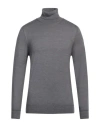 Fefè Glamour Pochette Fefē Man Turtleneck Grey Size Xl Merino Wool